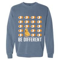 Be Different Capybaras Funny Rodent Capybara Garment-Dyed Sweatshirt