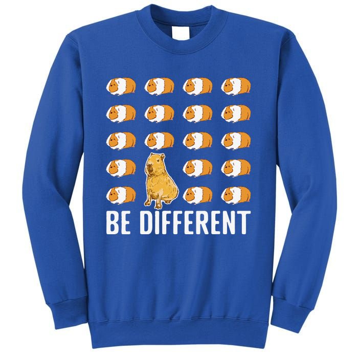 Be Different Capybaras Funny Rodent Capybara Sweatshirt