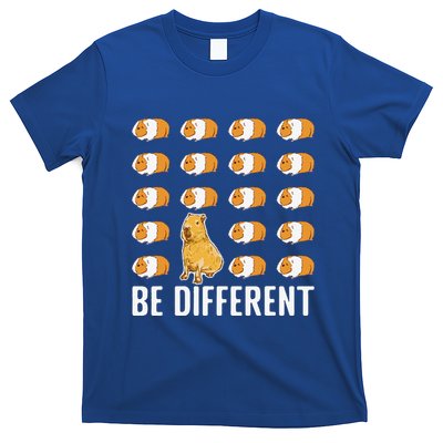 Be Different Capybaras Funny Rodent Capybara T-Shirt