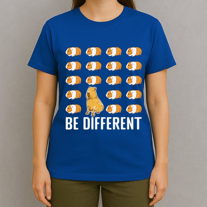 Be Different Capybaras Funny Rodent Capybara T-Shirt