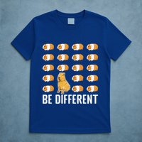 Be Different Capybaras Funny Rodent Capybara T-Shirt