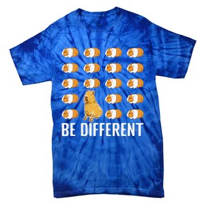 Be Different Capybaras Funny Rodent Capybara Tie-Dye T-Shirt