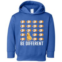 Be Different Capybaras Funny Rodent Capybara Toddler Hoodie
