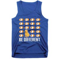 Be Different Capybaras Funny Rodent Capybara Tank Top