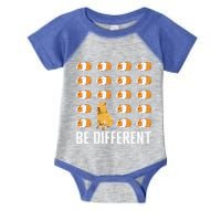 Be Different Capybaras Funny Rodent Capybara Infant Baby Jersey Bodysuit