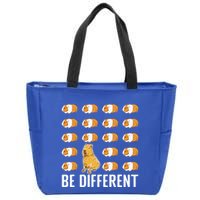 Be Different Capybaras Funny Rodent Capybara Zip Tote Bag