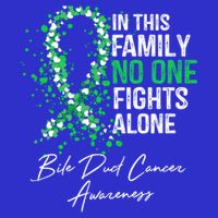 Bile Duct Cancer Awareness This Family No One Fights Alone Gift Visor