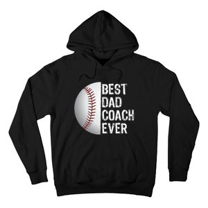 Best Dad Coach Ever Funny Baseball Sport Hoodie