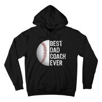 Best Dad Coach Ever Funny Baseball Sport Hoodie