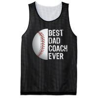 Best Dad Coach Ever Funny Baseball Sport Mesh Reversible Basketball Jersey Tank