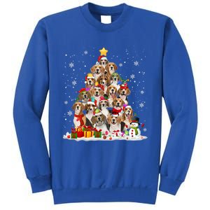 Beagle Dog Christmas Tree Santa Xmas Merry Dogmas Cute Gift Sweatshirt