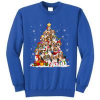 Beagle Dog Christmas Tree Santa Xmas Merry Dogmas Cute Gift Sweatshirt