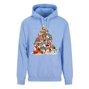 Beagle Dog Christmas Tree Santa Xmas Merry Dogmas Cute Gift Unisex Surf Hoodie