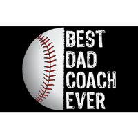 Best Dad Coach Ever Funny Baseball Sport Bumper Sticker