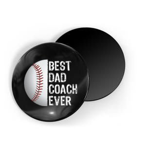 Best Dad Coach Ever Funny Baseball Sport Magnet