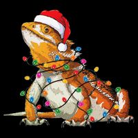 Bearded Dragon Christmas Lights Bearded Dragon Lover Xmas Impact Tech Backpack