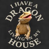 Bearded Dragon Clothes Pogona Barbata Lizard 7 Panel Mesh Trucker Snapback Hat