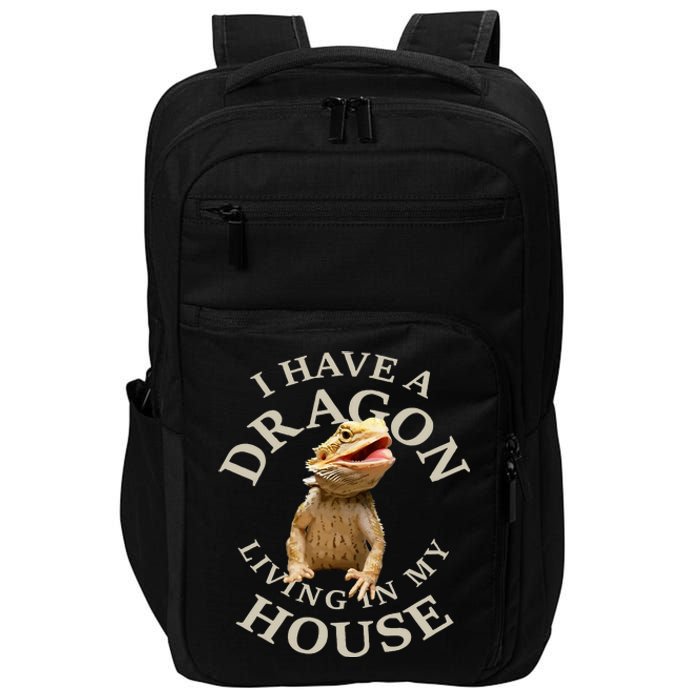 Bearded Dragon Clothes Pogona Barbata Lizard Impact Tech Backpack