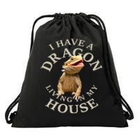 Bearded Dragon Clothes Pogona Barbata Lizard Drawstring Bag