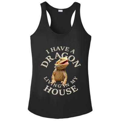 Bearded Dragon Clothes Pogona Barbata Lizard Ladies PosiCharge Competitor Racerback Tank