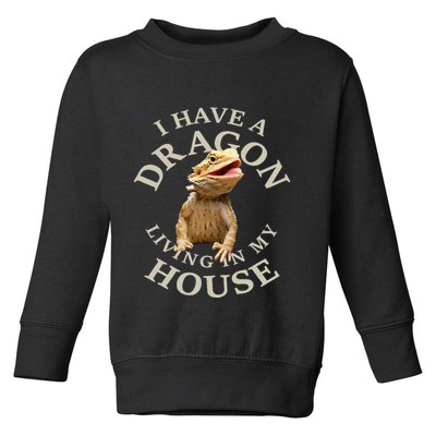 Bearded Dragon Clothes Pogona Barbata Lizard Toddler Sweatshirt