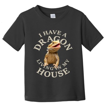 Bearded Dragon Clothes Pogona Barbata Lizard Toddler T-Shirt