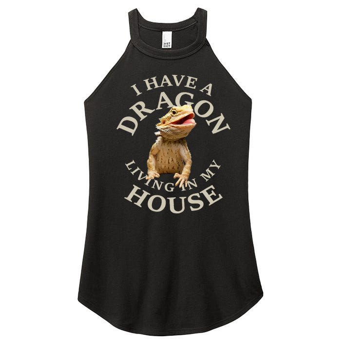 Bearded Dragon Clothes Pogona Barbata Lizard Women's Perfect Tri Rocker Tank