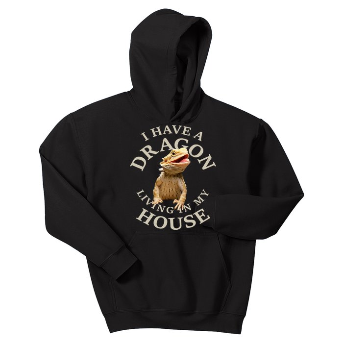 Bearded Dragon Clothes Pogona Barbata Lizard Kids Hoodie