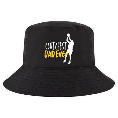 Basketball Dad Clutchest Dad Ever Father Basketball Graphic Gift Cool Comfort Performance Bucket Hat