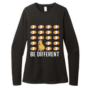 Be Different Capybaras Funny Capibara Rodent Capybara Womens CVC Long Sleeve Shirt