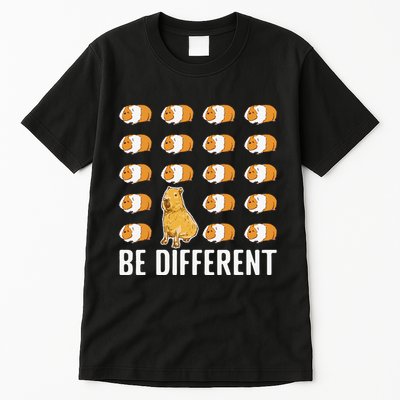 Be different Capybaras Funny Capibara Rodent Capybara  Tall T-Shirt