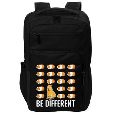 Be different Capybaras Funny Capibara Rodent Capybara  Impact Tech Backpack
