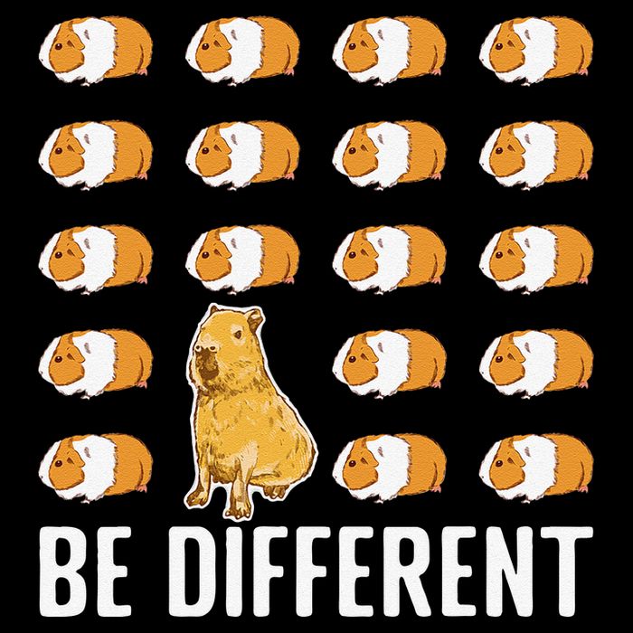 Be different Capybaras Funny Capibara Rodent Capybara  Backpack
