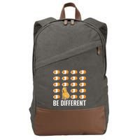 Be different Capybaras Funny Capibara Rodent Capybara  Cotton Canvas Backpack