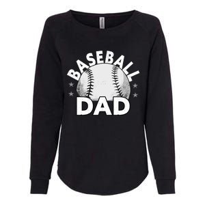 Baseball Dad Cute Gift Funny Baseball Dad Gift Womens California Wash Sweatshirt