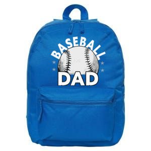 Baseball Dad Cute Gift Funny Baseball Dad Gift 16 in Basic Backpack