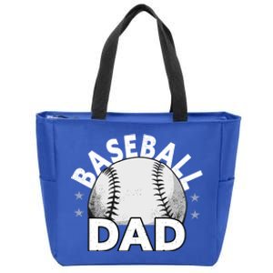 Baseball Dad Cute Gift Funny Baseball Dad Gift Zip Tote Bag