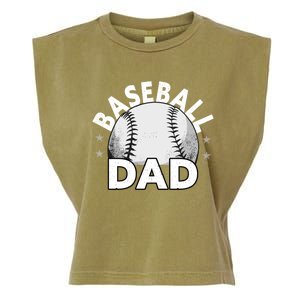 Baseball Dad Cute Gift Funny Baseball Dad Gift Garment-Dyed Women's Muscle Tee