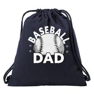 Baseball Dad Cute Gift Funny Baseball Dad Gift Drawstring Bag