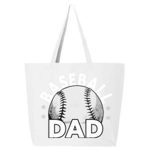 Baseball Dad Cute Gift Funny Baseball Dad Gift 25L Jumbo Tote