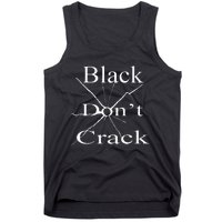 Black DonT Crack Tank Top