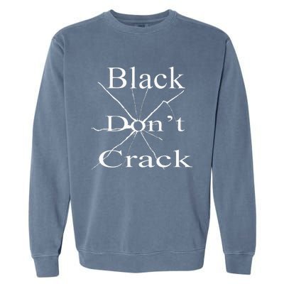 Black DonT Crack Garment-Dyed Sweatshirt