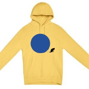 Blue Dot Cat Lady Omaha Nebraska Blue Dot Energy For Kamala Harris Premium Pullover Hoodie