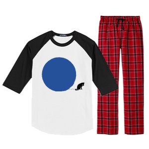 Blue Dot Cat Lady Omaha Nebraska Blue Dot Energy For Kamala Harris Raglan Sleeve Pajama Set