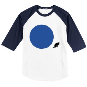 Blue Dot Cat Lady Omaha Nebraska Blue Dot Energy For Kamala Harris Baseball Sleeve Shirt