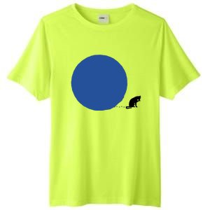 Blue Dot Cat Lady Omaha Nebraska Blue Dot Energy For Kamala Harris Tall Fusion ChromaSoft Performance T-Shirt