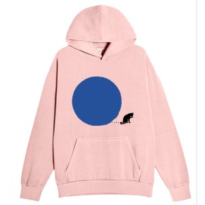 Blue Dot Cat Lady Omaha Nebraska Blue Dot Energy For Kamala Harris Urban Pullover Hoodie