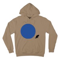 Blue Dot Cat Lady Omaha Nebraska Blue Dot Energy For Kamala Harris Hoodie