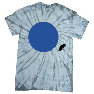 Blue Dot Cat Lady Omaha Nebraska Blue Dot Energy For Kamala Harris Tie-Dye T-Shirt