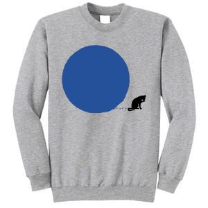 Blue Dot Cat Lady Omaha Nebraska Blue Dot Energy For Kamala Harris Tall Sweatshirt